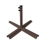Base pour parapluie Tessa Marron Clair Acier 90 x 90 x 55 cm: Plus de 300.000 produits de grandes marques en vente directe à pri