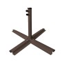 Base pour parapluie Tessa Marron Clair Acier 90 x 90 x 55 cm: Plus de 300.000 produits de grandes marques en vente directe à pri