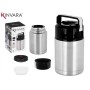 Thermos pour aliments Kinvara Acero Noir Métal polypropylène 1 L 11,5 x 19,5 x 11,5 cm: Plus de 300.000 produits de grandes marq