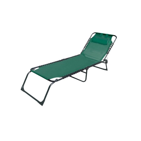 Marbueno Chaise Longue Pliante Acier Avec Coussin Jardin et Piscine 190X58X27 cm Vert 10002: Plus de 300.000 produits de grandes