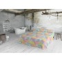 Jeu de draps Lois ANIBAL Bleu Lit king size: Plus de 300.000 produits de grandes marques en vente directe à prix usine sur cadea