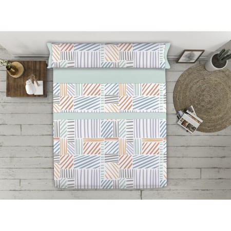 Jeu de draps Tejidos Reina Parchis Multicouleur Gran lit 2 persones: Plus de 300.000 produits de grandes marques en vente direct