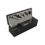 Set d'Accessoires pour Vin Home ESPRIT Noir Gris Cuir 36 x 11 x 12 cm: Plus de 300.000 produits de grandes marques en vente dire