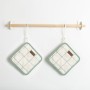 Gant à Four Vinthera Okapi Due Bicolore 20 x 20 cm 2 Pièces (12 Unités): Plus de 300.000 produits de grandes marques en vente di
