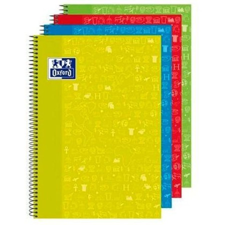 Cahier Oxford Write & Erase Multicouleur Din A4 80 Volets 21,5 x 31,5 cm 4 Pièces: Plus de 300.000 produits de grandes marques e