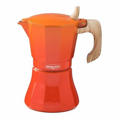 Cafetière Italienne Oroley Petra Orange Aluminium 6 Tasses: Plus de 300.000 produits de grandes marques en vente directe à prix 