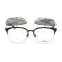 Monture de Lunettes + Lunettes de Soleil Belstaff HATCHER-NEGRO-DORADO-W Ø 55 mm Clip On: Plus de 300.000 produits de grandes ma