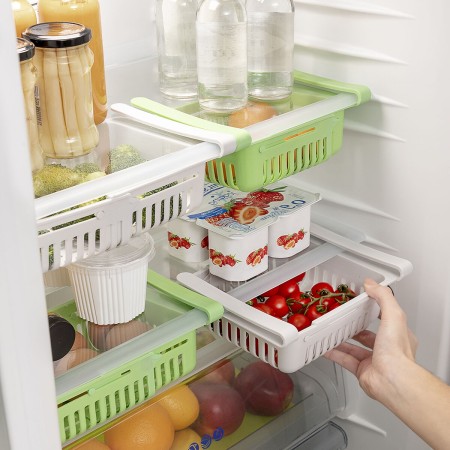 Rangement Réglable pour Réfrigérateur Friwer InnovaGoods 2 Unités: Plus de 300.000 produits de grandes marques en vente directe 