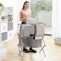 Séchoir à Linge Métallique Pliable et Extensible avec 3 Hauteurs Cloxy InnovaGoods 11 Barres: Plus de 300.000 produits de grande