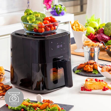 Friteuse à Air avec Balance InnovaGoods Fryinn Balance 5000 Noir 1500 W 5 L Acier inoxydable: Plus de 300.000 produits de grande