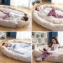 Lit de Chien pour Humains Human Dog Bed XXL InnovaGoods Beige: Plus de 300.000 produits de grandes marques en vente directe à p