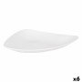 Assiette plate Inde Vedone Porcelaine Blanc 31 x 25 x 4 cm (6 Unités): Plus de 300.000 produits de grandes marques en vente dire