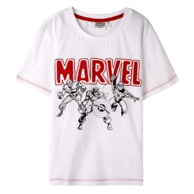 T shirt à manches courtes Enfant Marvel Blanc: Plus de 300.000 produits de grandes marques en vente directe à prix usine sur cad
