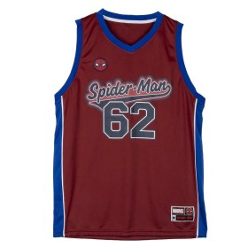 t-shirt de basket Spider-Man Rouge Unisexe: Plus de 300.000 produits de grandes marques en vente directe à prix usine sur cadeau