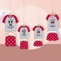 Pyjama D'Été Mickey Mouse Rouge (Adultes) Homme Gris: Plus de 300.000 produits de grandes marques en vente directe à prix usine 
