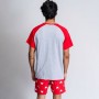 Pyjama D'Été Mickey Mouse Rouge (Adultes) Homme Gris: Plus de 300.000 produits de grandes marques en vente directe à prix usine 