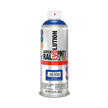 Peinture en spray Pintyplus Evolution RAL 5002 400 ml Ultramarine Blue: Plus de 300.000 produits de grandes marques en vente dir