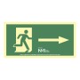Panneau Normaluz Evacuación flecha derecha PVC 32 x 16 cm: Plus de 300.000 produits de grandes marques en vente directe à prix u