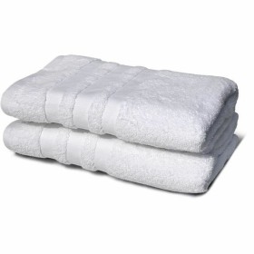 Serviette Lovely Home Blanc 70 x 140 cm: Plus de 300.000 produits de grandes marques en vente directe à prix usine sur cadeaufou