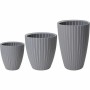 Pot Garden ID Fancy Gris Polyéthylène 40 x 58 cm: Plus de 300.000 produits de grandes marques en vente directe à prix usine sur 