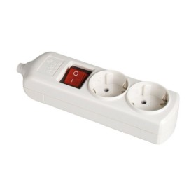 Rallonge 2 prises Schuko avec interrupteur Solera 8002il Bipolaire 3500 W 250 V 16 A: Plus de 300.000 produits de grandes marque