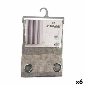 Rideau Beige Gris 140 x 0,1 x 260 cm (6 Unités): Plus de 300.000 produits de grandes marques en vente directe à prix usine sur c