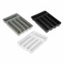 Range-couverts Kinvara CN19128-1 Blanc Noir polypropylène 22,5 x 4,5 x 32 cm (24 Unités): Plus de 300.000 produits de grandes ma
