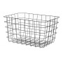 Panier Multi-usages Kinvara W5759K-L BLACK Noir Métal 38,5 x 20,5 x 28 cm Rectangulaire (6 Unités): Plus de 300.000 produits de 