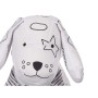 Peluche à colorier Pincello ST341 Blanc Noir Tissu 13 x 14 x 20 cm Chien (8 Unités): Plus de 300.000 produits de grandes marques