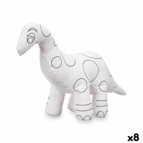 Peluche à colorier Pincello ST205 Blanc Noir Tissu 28 x 22 x 9 cm Dinosaure (8 Unités): Plus de 300.000 produits de grandes marq