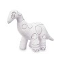 Peluche à colorier Pincello ST205 Blanc Noir Tissu 28 x 22 x 9 cm Dinosaure (8 Unités): Plus de 300.000 produits de grandes marq