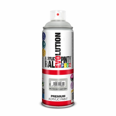 Peinture en spray Pintyplus Evolution RAL 7035 Gris clair 400 ml Mat: Plus de 300.000 produits de grandes marques en vente direc