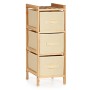 Caisson à Tiroirs Crème Bois Textile 28 x 70 x 29,5 cm (2 Unités): Plus de 300.000 produits de grandes marques en vente directe 