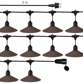Guirlande lumineuse LED Chateau E27 23 x 22 x 12 cm: Plus de 300.000 produits de grandes marques en vente directe à prix usine s