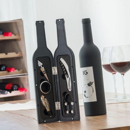 Boîte à Bouteille de Vin InnovaGoods 5 Pièces: Plus de 300.000 produits de grandes marques en vente directe à prix usine sur cad