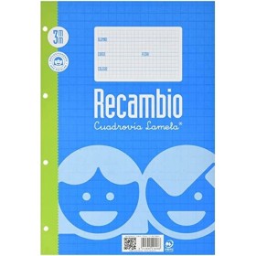 Rechange Lamela 10 Unités Feuilles quadrillées Bleu Blanc 100 Volets: Plus de 300.000 produits de grandes marques en vente direc