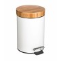 Poubelle à pédale 5five Simply Smart Natureo Blanc Naturel 3 L: Plus de 300.000 produits de grandes marques en vente directe à p