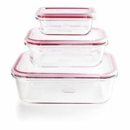 Ensemble de contenants de cuisine hermétiques empilables Ibili 754750 3 Unités: Plus de 300.000 produits de grandes marques en v