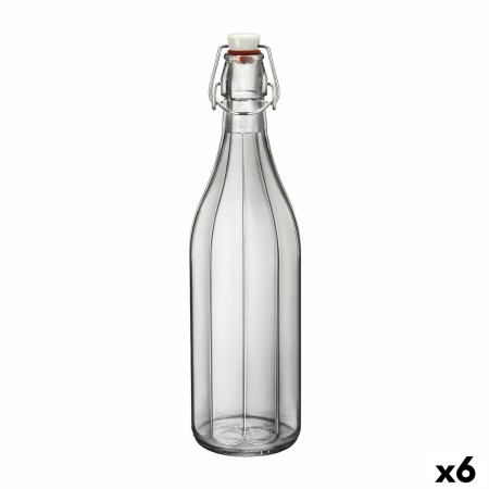 Bouteille Bormioli Rocco Oxford Transparent verre (1 L) (6 Unités): Plus de 300.000 produits de grandes marques en vente directe