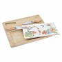 Plateau à fromages DKD Home Decor Bambou Grès 24,5 x 20 x 1,2 cm (4 Unités): Plus de 300.000 produits de grandes marques en vent