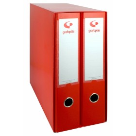 classeur à levier Grafoplas Rouge Din A4 35 x 29 x 16 cm: Plus de 300.000 produits de grandes marques en vente directe à prix us