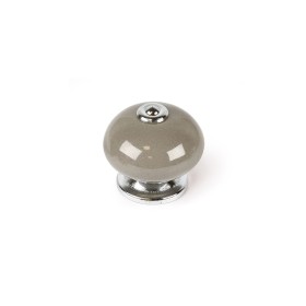 Pommeau Rei e517 Gris Métal Ø 40 x 36 mm 4 Pièces: Plus de 300.000 produits de grandes marques en vente directe à prix usine sur
