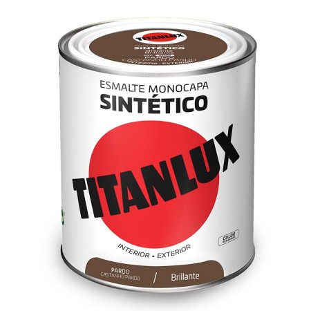Vernis synthétique Titanlux 5808942 Brillant Marron 750 ml: Plus de 300.000 produits de grandes marques en vente directe à prix 