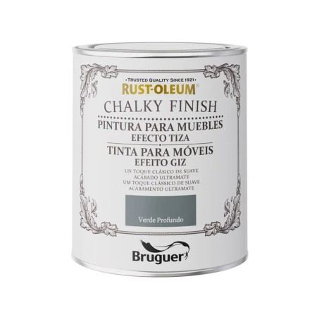Peinture Bruguer Rust-oleum Chalky Finish 5733890 Meubles Deep Green 750 ml: Plus de 300.000 produits de grandes marques en vent