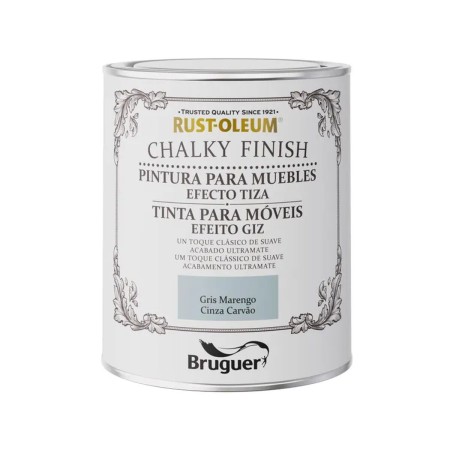 Peinture Bruguer Rust-oleum Chalky Finish 5733887 Meubles 750 ml Gris Anthracite: Plus de 300.000 produits de grandes marques en