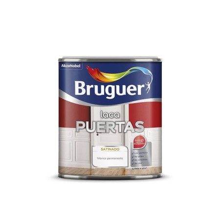Émail Bruguer 5297934 Portes Laque Permanent White 750 ml Satiné: Plus de 300.000 produits de grandes marques en vente directe 