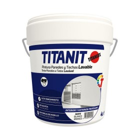 Peinture Titanlux Titanit 029190004 Plafond Paroi Lavable Blanc Mat 4 L: Plus de 300.000 produits de grandes marques en vente di