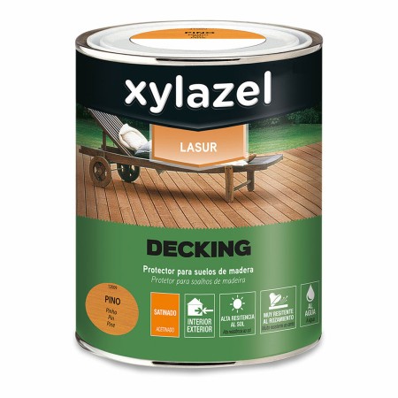 Lasure Xylazel Decking Protecteur de surface 750 ml Pin Satiné: Plus de 300.000 produits de grandes marques en vente directe à p