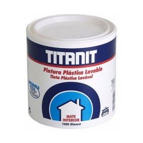 Peinture Titanlux Titanit 029190034 Plafond Paroi Lavable Blanc 750 ml Mat: Plus de 300.000 produits de grandes marques en vente