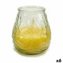 Bougie Parfumée Ibergarden CHWJ-9898MT Jaune Transparent verre Paraffine Citronnelle 9 x 9,5 x 9 cm (6 Unités): Plus de 300.000 
